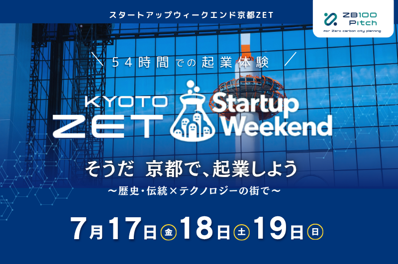 【週末54時間で起業体験】スタートアップウィークエンド京都ZET｜Startup Weekend Kyoto ZET｜京都で、起業しよう
