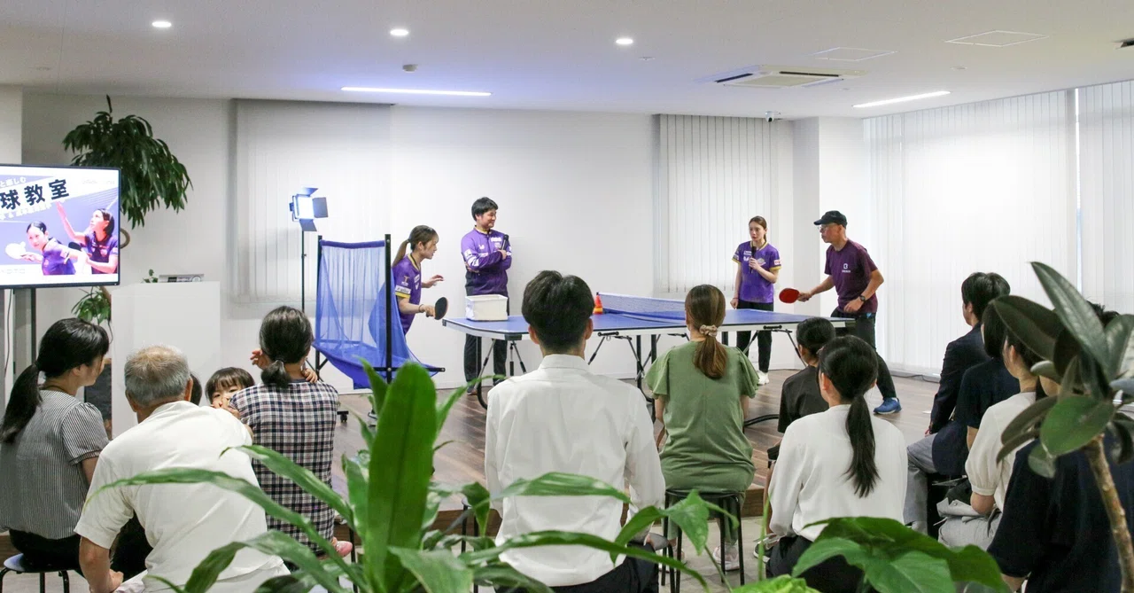 ZET-BASE KYOTO×京都カグヤライズ　京都カグヤライズの選手と楽しむ「ミニ卓球教室」